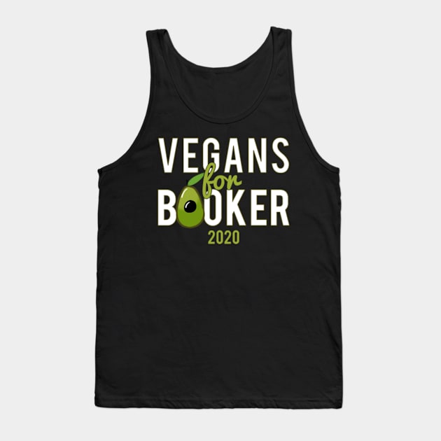 Vegans For Corey Booker 2020 Tank Top by Flippin' Sweet Gear